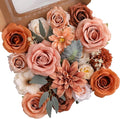 Artificial Flowers Fake Rose Flowers Dahlia by FloweroyalCrafts