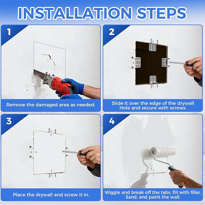 20 Pack Drywall Repair Clips, Drywall Clips Repair - Image 6