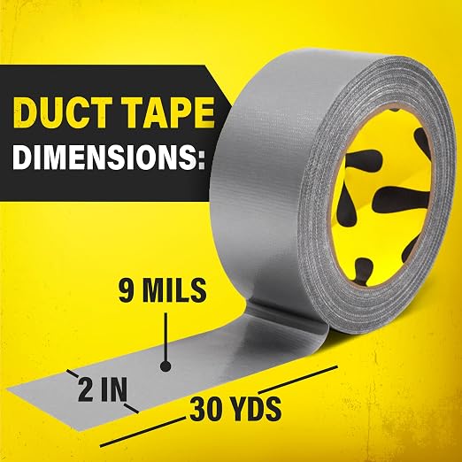 24 Pack Duct Tape Heavy Duty Waterproof - 2 In x 90 Ft - All-Weather - Image 5