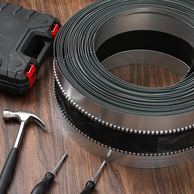 Zonon 7-1/2 x 50 ft Vinyl Flexible Duct Connector Canvas Duct Connector Roll - Image 5
