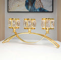 3 Arms Crystal Bowl Tealight Candelabra Votive Candle Stand, Wedding by KOLNLALA