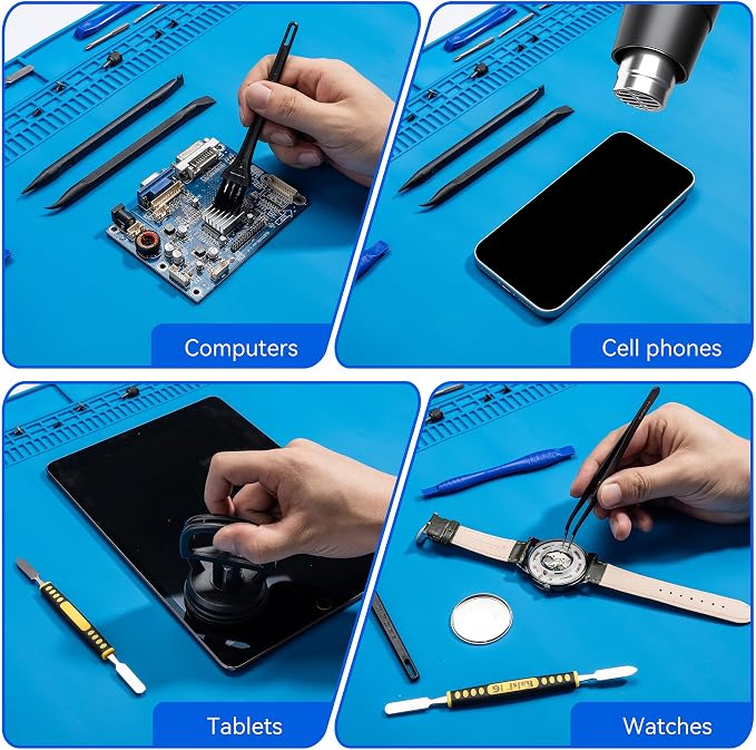 Kaisi KS813 Extra Large Soldering Mat, Heat Resistant Silicone Solder Mat - Image 6