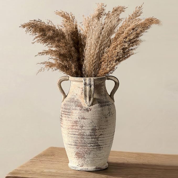 Emotionally Grounded Vase, Vaseking Large Ceramic Rustic Vase - Image 6