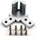 4-Pack 3030 Series 3-Way End Corner Bracket Connector, by PZRT