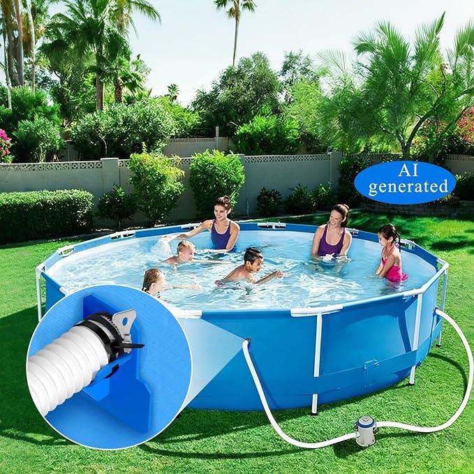 3 PCS Swimming Pool Pipe Holders, Upgraded Pool Hose Support Bracket Above - Image 7