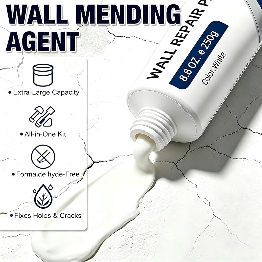 Drywall Repair Kit with Scraper, 2026 Upgrade Wall Repair Paste Tube - Image 5