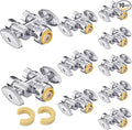10PC EFIELD Push Fit 1/2" x Dual 3/8" OD Compression Straight Stop Valve | 1/4 by EFIELDPEXTUBING