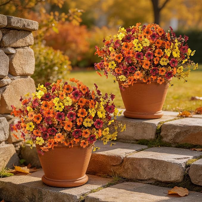 Artificial Fake Fall Plants Flowers - Image 4