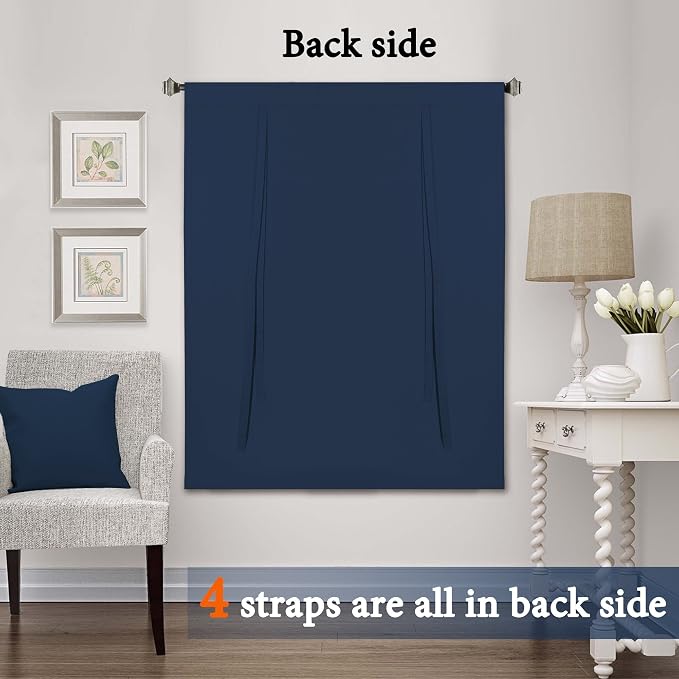 H.VERSAILTEX Thermal Insulated Blackout Tie up Curtain, Room Darkening Window - Image 7