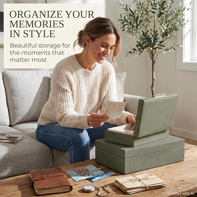 Decorative Storage Boxes with Lids - Image 5