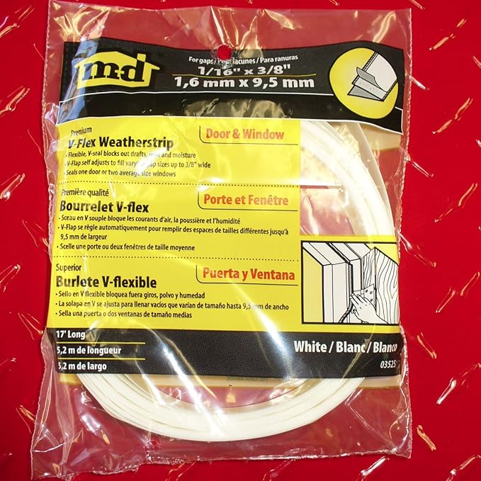 M-D Building Products 3525 M-D 0 V-Flex Weather-Strip - Image 4
