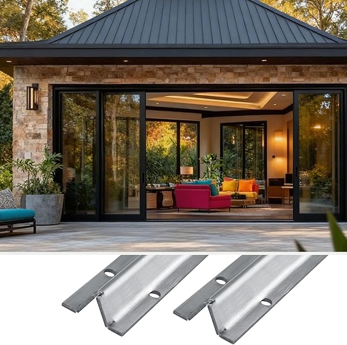 72" in 2 Sections of 36" Sliding Glass Door Track - Image 4