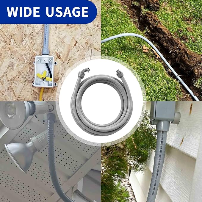 Yariwiz Flexible Electrical Conduit Liquid Tight PVC Conduit Kit - Image 6