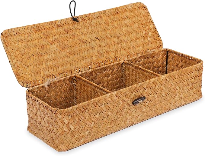 Nonam 3-Section Divided Storage Small Basket by Home