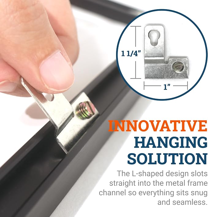 PHS Metal Frame D-Ring Picture Hangers, 24 Pack - Image 3