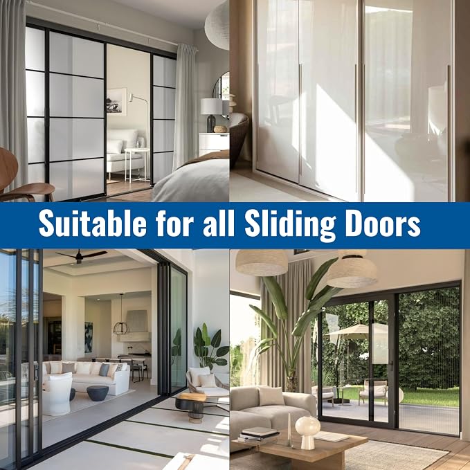 KC Hardware Vinyl Sliding Screen Door Track, Sliding Door Bottom Track - Image 4