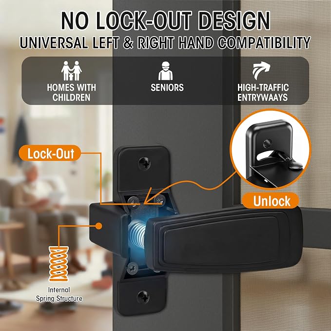 Storm & Screen Door Latch Replacement Kit - Image 6