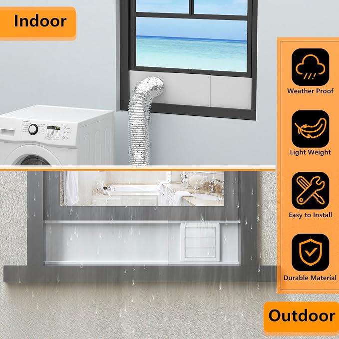 LBG Products Dryer Vent Window Kit - Image 8