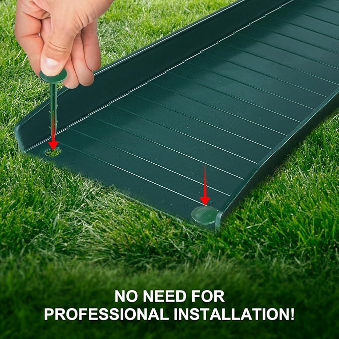 Creative.C 4 Pack Gutter Downspout Extensions, Rain Gutter Downspout Splash - Image 4