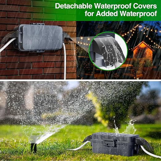 2 Pack IP55 Small Outdoor Electrical Box Waterproof - Image 3