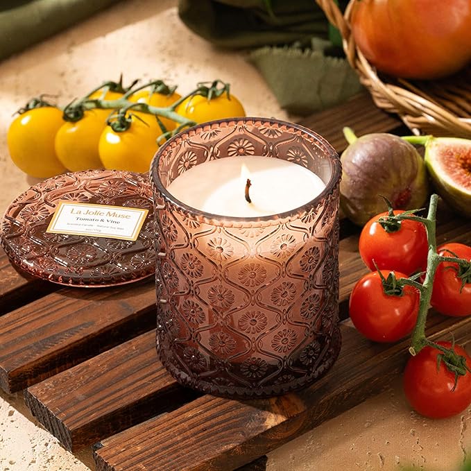 LA JOLIE MUSE Tomato & Vine Scented Candles - Image 3