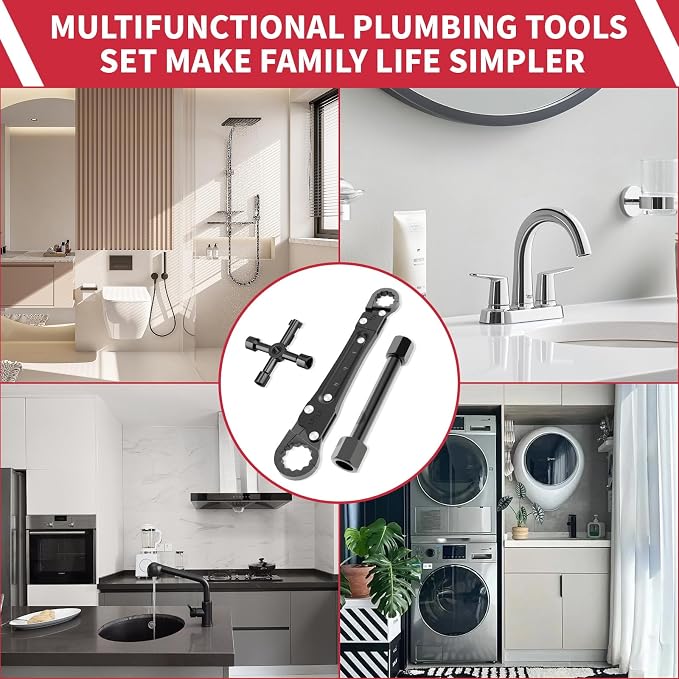 Plumbing Tools Angle Stop Wrench Kit - Image 5