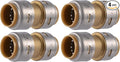 SharkBite Max 3/4 Inch Coupling, Push to Connect Brass Plumbing Fitting by SharkBite