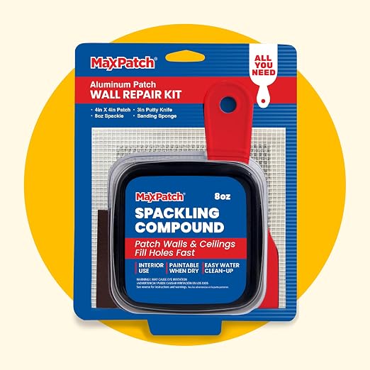MaxPatch® Drywall Repair Kit, 4-Piece Set – Includes Self-Adhesive Aluminum - Image 4