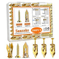 Self Drilling Drywall Anchors and Screws Kit, Wall Anchors by Brandquality-Trustworthy