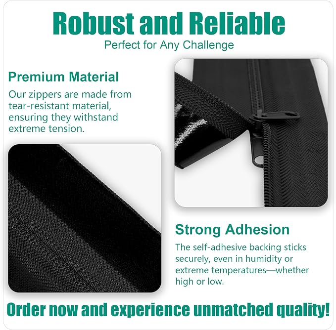 MAYOKEN® Peel & Stick Self-Adhesive Zipper - Image 3