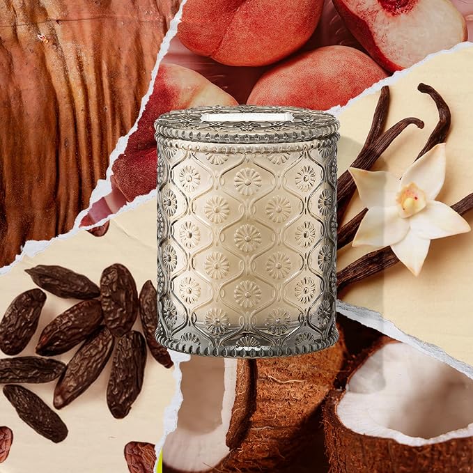 LA JOLIE MUSE Island Coconut Vanilla Scented Candles - Image 2