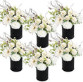 Ivory White & Rose Gold Flower Table Centerpieces, Baby Shower, Events by DIYDOFUN