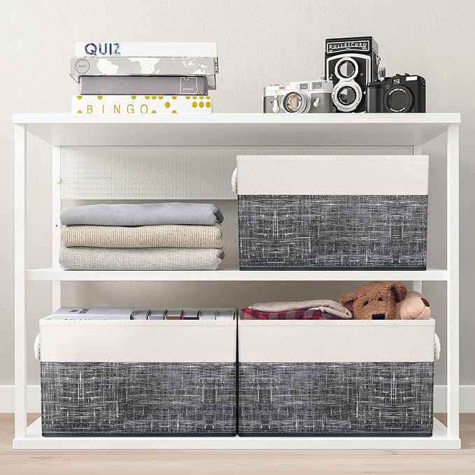 Storage Bins 2-Pack, Foldable Storage Baskets - Image 7