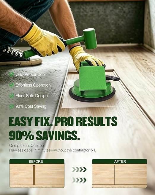 Floor Gap Fixer Tool for Laminate Repair, Floor Suction Cup Tool for Gaps - Image 4