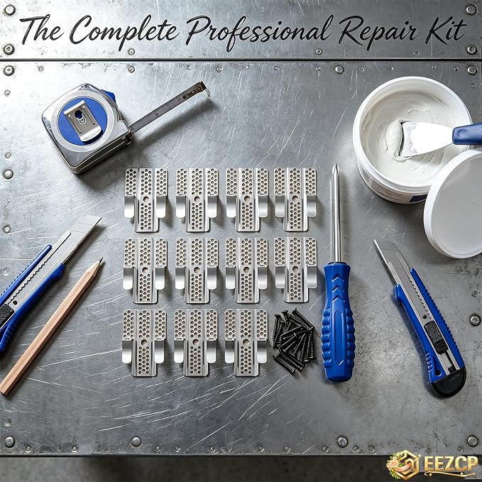 Drywall Repair Clips Kit, Stainless Steel Wall Patch Fasteners - Image 6