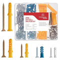 120Pcs #8 Self Drilling Drywall Anchors and Screws Kit | #8 x 1-1/4" Superb by CrimsonMark