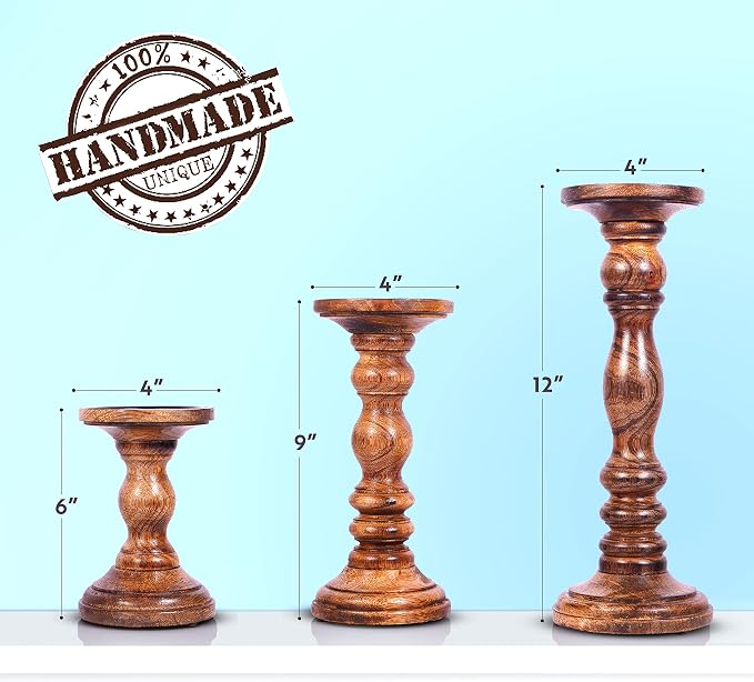 Large Candle Holders for Pillar Candles - Image 3