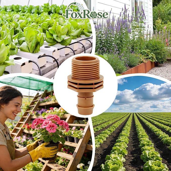 PVC to Drip Irrigation Adapter, 3/4" PVC Male Pipe Thread x 1/2" Drip - Image 7