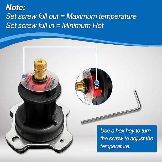 GP876851 Mixer Cap and Pressure-Balancing Unit Kit Replacement - Image 4
