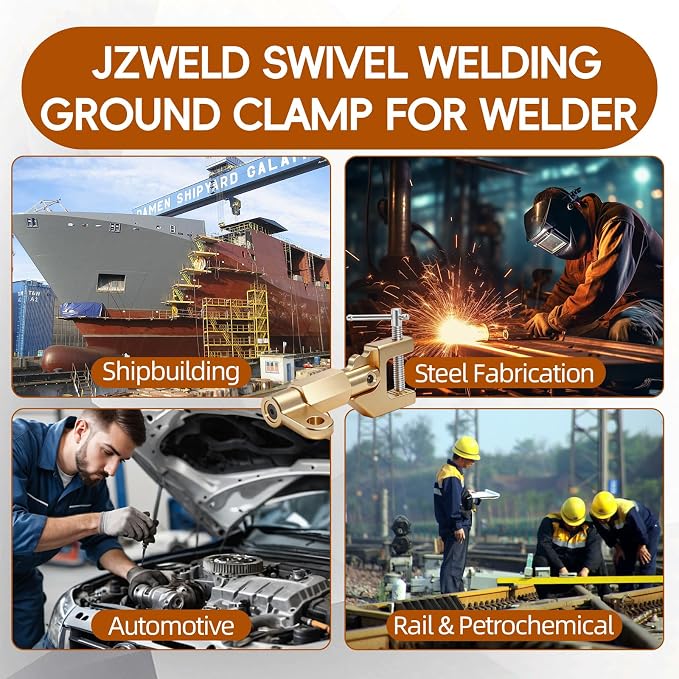600 Amp 0.9Kg Welding Ground Clamp - Image 7