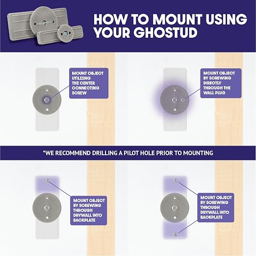 GS2 Wall Mounting Solution – Patent Pending Backing Plate Increases Drywall - Image 8