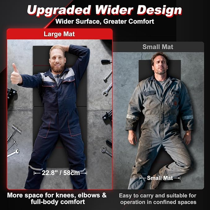 22.8" Wide Mechanic Mat Foldable EVA Kneeling Pad - Image 2