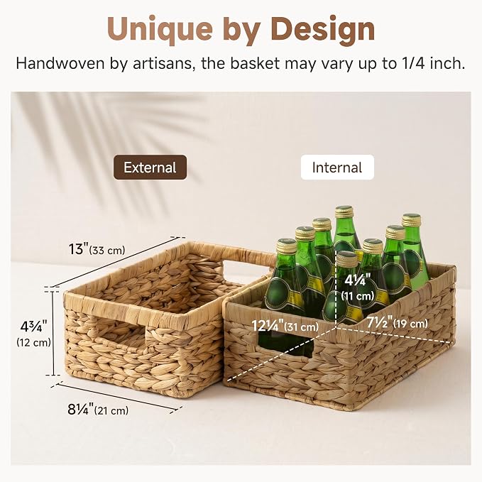 StorageWorks Wicker Storage Baskets - Image 3