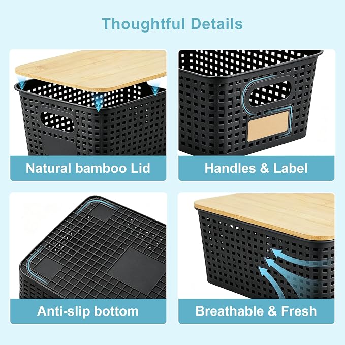 Small Plastic Storage Bins - Image 8