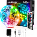 DAYBETTER Led Strip Lights 100ft, RGB Color Changing Led Strips by DAYBETTER