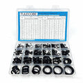 24 Size 400 Pcs Universal Metric Nitrile Rubber O Ring Assortment Kit by Unknown