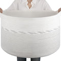OIAHOMY 90L Extra Large Blanket Basket by MasterofSpaceOptimization