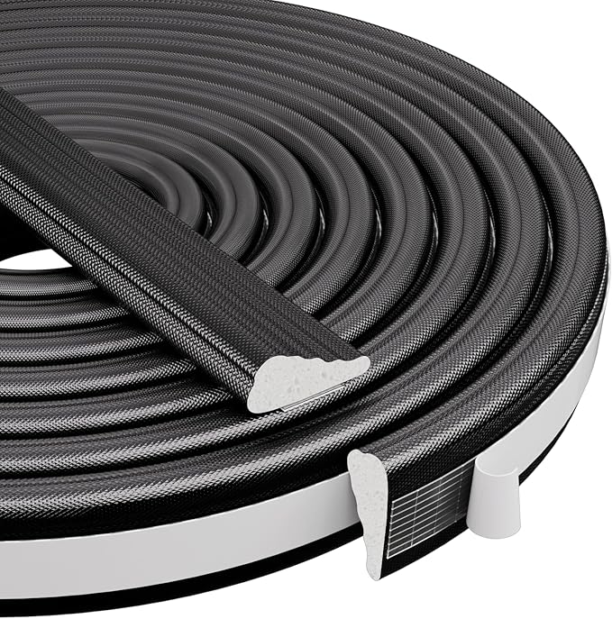 Kneelisa 196” Wedge-Shape Foam Window Weather Stripping Door Seal | by KNEELISA
