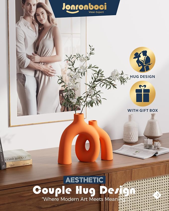 Hug Donut Decorative Vase Set - Image 2