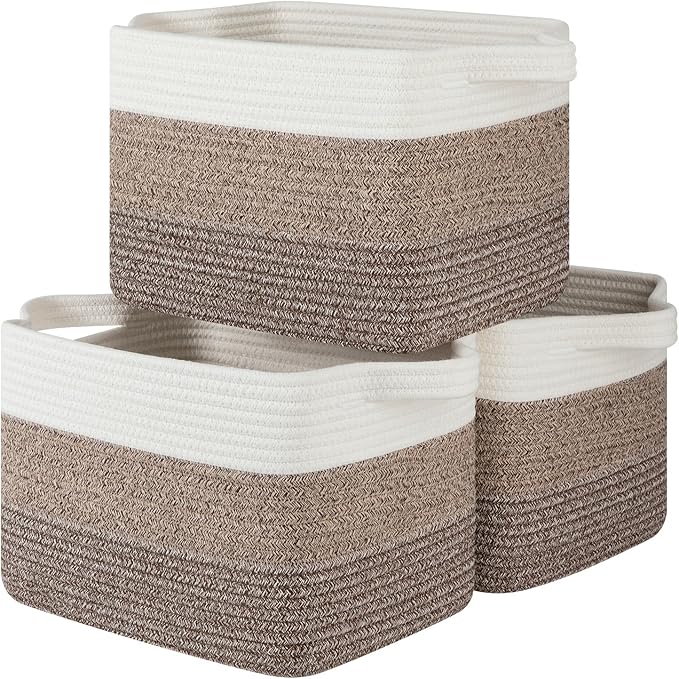OIASKET Storage Basket for Organizing, Woven Baskets for Storage, Rectangle by OIASKET